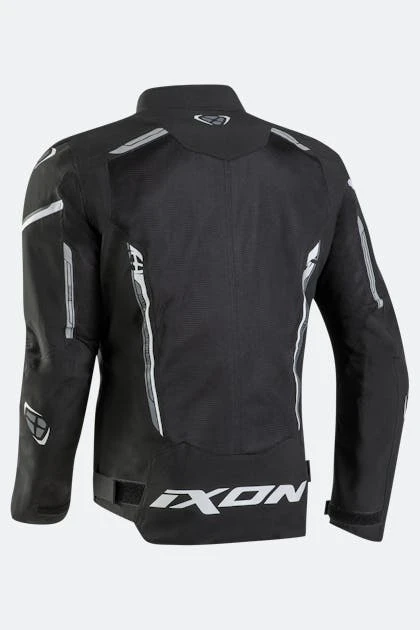 Giacca Moto Ixon Striker Air Nero-Bianco 2 Giacca Moto Ixon Striker Air Nero-Bianco - immagine 2