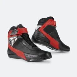 Scarpe Moto Eleveit Stunt WP Nero-Rosso