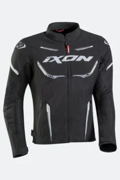 Giacca Moto Ixon Striker Air Nero-Bianco