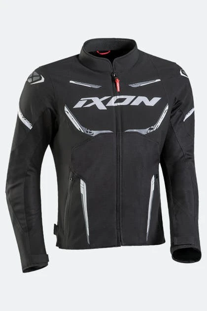 Giacca Moto Ixon Striker Air Nero-Bianco 1 Giacca Moto Ixon Striker Air Nero-Bianco