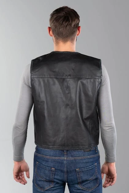 Gilet In Pelle Richa Sadic Nero 3 Gilet In Pelle Richa Sadic Nero - immagine 3