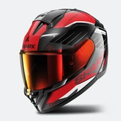 Casco Integrale Shark Ridill 2 Berserk Nero-Antracite-Rosso