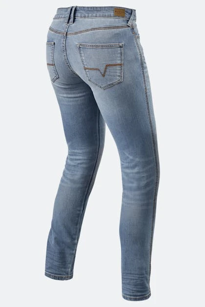 Jeans Moto Donna Rev'it! Shelby Ladies Azzurri 2 Jeans Moto Donna Rev'it! Shelby Ladies Azzurri - immagine 2