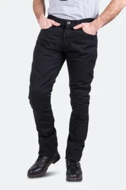 Jeans Moto Course Oslo Rinforzati In Aramide Taglio Dritto/Regular Neri