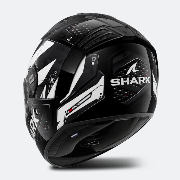 Casco Integrale Shark Spartan RS Stingrey Nero-Bianco-Antracite 2 Casco Integrale Shark Spartan RS Stingrey Nero-Bianco-Antracite - immagine 2