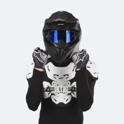 Pettorina Bambino Leatt 5.5 Pro HD Nero-Bianco