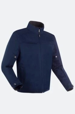 Giacca Moto Bering Cruiser Blu Scuro-Blu