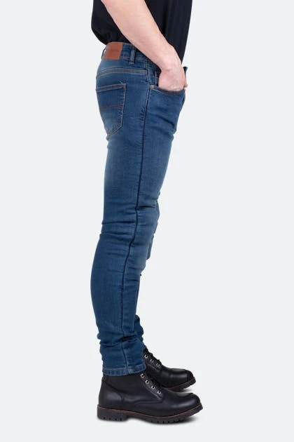 Jeans Moto Course Norman Tapered Fit Blu Scuro 4 Jeans Moto Course Norman Tapered Fit Blu Scuro - immagine 4