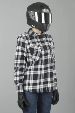 Camicia In Flanella Donna Course Aramide Nero-Bianco -Vendite LEATT 0b6d57ed1594602ba62e5d031a82395312ad80a0 1 1513 FSD WHITE M lip022018 15 1