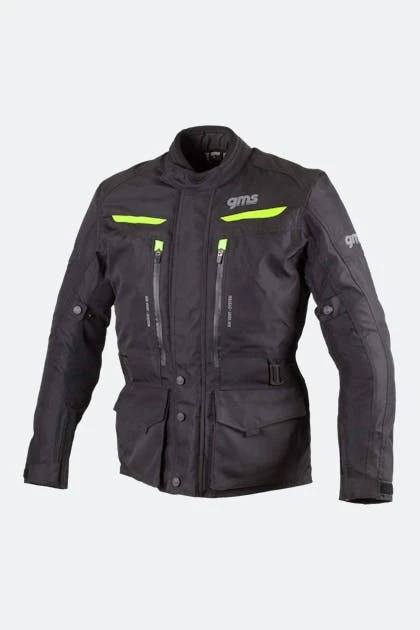 Giacca Moto GMS Gear Man Nero-Giallo 1 Giacca Moto GMS Gear Man Nero-Giallo