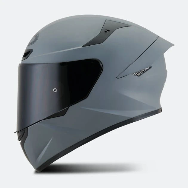 Casco Integrale KYT TT-Course Plain Grigio Opaco 2 Casco Integrale KYT TT-Course Plain Grigio Opaco - immagine 2