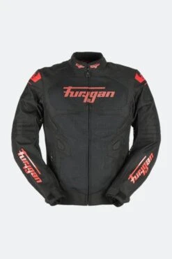 Giacca Moto Furygan Atom Ventilata Evo Nero-Rosso
