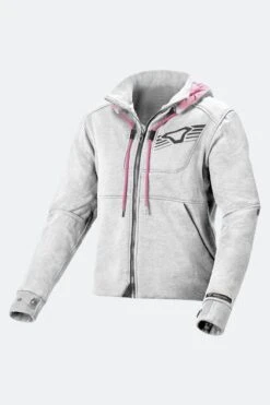 Felpa Moto Donna Macna District Grigia