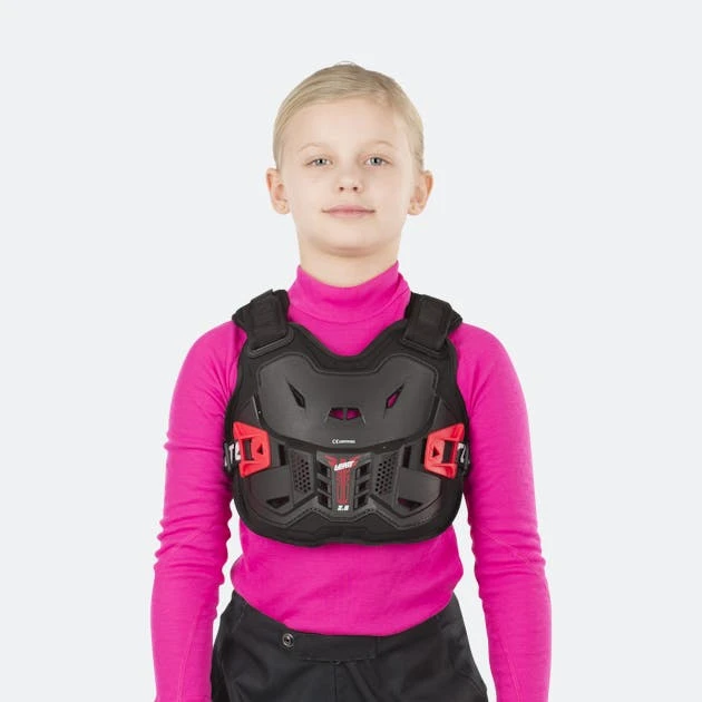 Pettorina Bambino Leatt 2.5 110-134cm Nero-Rosso 1 Pettorina Bambino Leatt 2.5 110-134cm Nero-Rosso