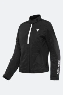 Giacca Moto Donna Dainese Risoluta Air Tex Nero-Bianco