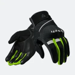 Guanti Rev'It! Mosca Nero-Giallo Fluo
