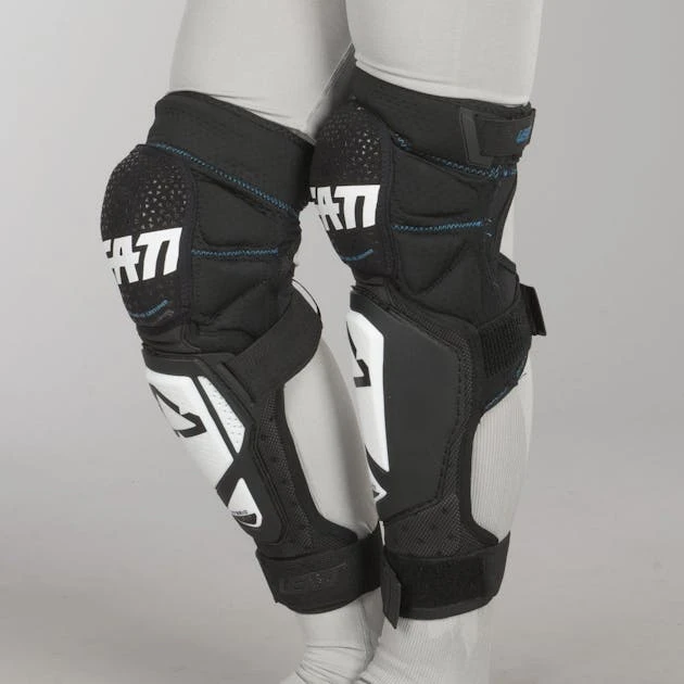 Ginocchiere Bambino Leatt 3DF Hybrid EXT Bianco-Nero 2 Ginocchiere Bambino Leatt 3DF Hybrid EXT Bianco-Nero - immagine 2