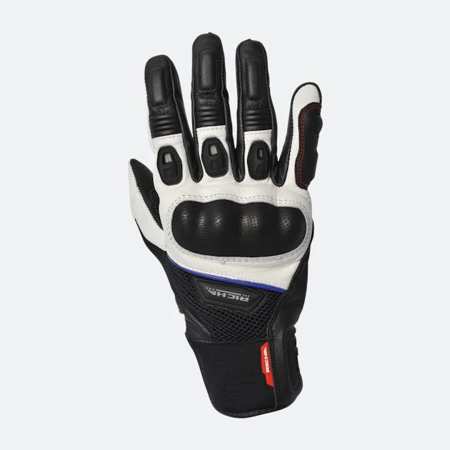 Guanti Moto Richa Blast Nero-Bianco 1 Guanti Moto Richa Blast Nero-Bianco