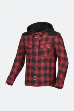 Felpa Moto Macna Inland Rosso-Nero