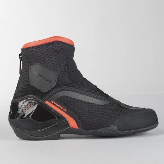 Scarpe Moto Dainese Dinamica D-WP Nero-Rosso Fluo 3 Scarpe Moto Dainese Dinamica D-WP Nero-Rosso Fluo - immagine 3