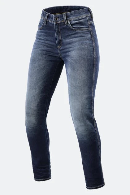 Jeans Moto Donna Rev’it! Marley SK Blu Medio Slavato 1 Jeans Moto Donna Rev’it! Marley SK Blu Medio Slavato