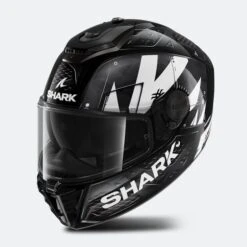 Casco Integrale Shark Spartan RS Stingrey Nero-Bianco-Antracite