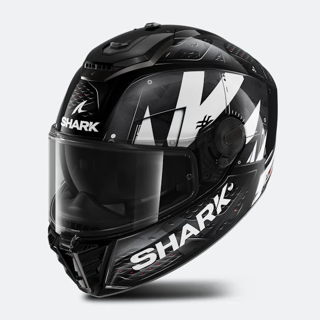 Casco Integrale Shark Spartan RS Stingrey Nero-Bianco-Antracite 1 Casco Integrale Shark Spartan RS Stingrey Nero-Bianco-Antracite