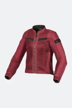 Giacca Moto Donna Macna Velotura Bordeaux