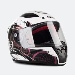 Casco Integrale LS2 FF353 Rapid Boho Bianco-Nero-Rosa