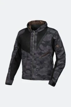 Giacca Moto Macna Farrow Nero-Grigio