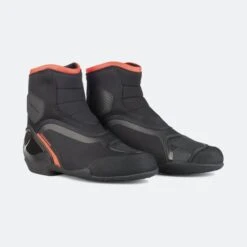 Scarpe Moto Dainese Dinamica D-WP Nero-Rosso Fluo