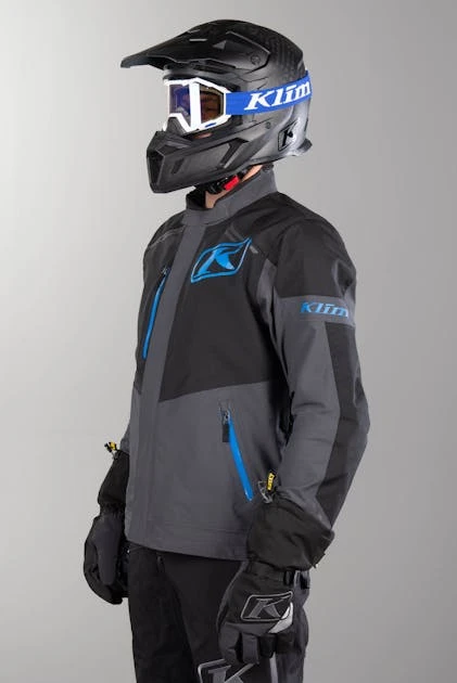 Giacca Klim Traverse Nero-Blu 2 Giacca Klim Traverse Nero-Blu - immagine 2