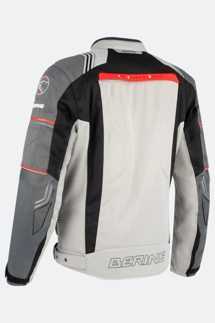 Giacca Moto Bering Portland Nero-Grigio 2 Giacca Moto Bering Portland Nero-Grigio - immagine 2