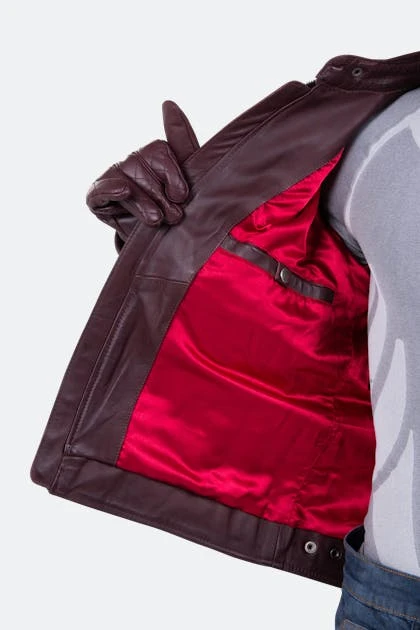 Giacca Moto Ride & Sons Getaway Oxblood 9 Giacca Moto Ride & Sons Getaway Oxblood - immagine 9