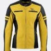 Giacca Moto Donna Rusty Stitches Joyce Giallo-Nero