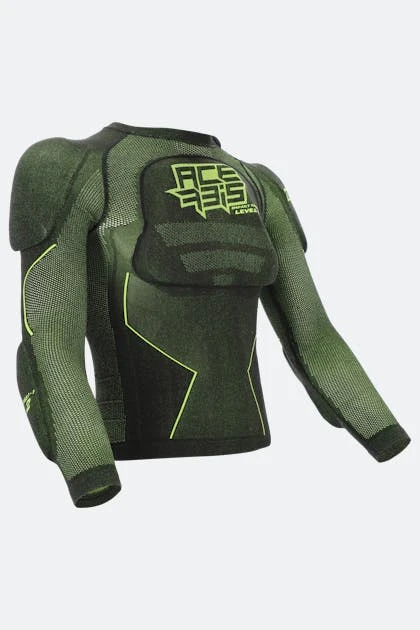 Giacca Protettiva Bambino Acerbis X-Fit Future Nero-Giallo 1 Giacca Protettiva Bambino Acerbis X-Fit Future Nero-Giallo