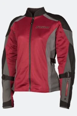 Giacca Moto Donna Klim Avalon Malbec-Castlerock-Grigio