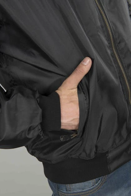 Giacca Bomber Course Aramide Nera 6 Giacca Bomber Course Aramide Nera - immagine 6