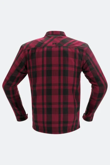 Camicia Moto Richa Forest Nero-Borgogna 2 Camicia Moto Richa Forest Nero-Borgogna - immagine 2