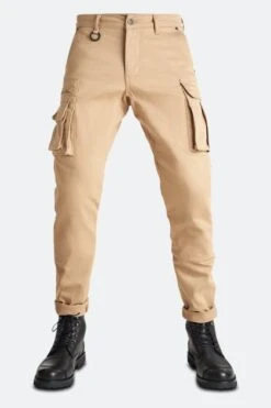 Pantaloni Moto Pando Moto Desert Cargo Beige