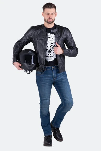 Jeans Moto Course Jones Straight/Regular Blu Scuro 9 Jeans Moto Course Jones Straight/Regular Blu Scuro - immagine 9