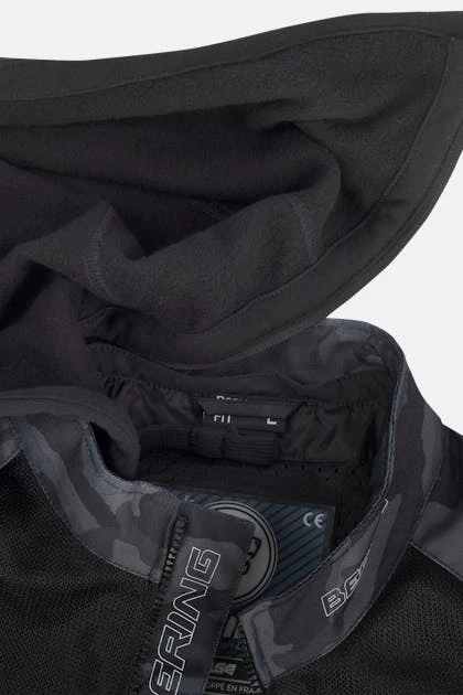 Felpa Moto Bering Spirit Nero-Verde-Camo 5 Felpa Moto Bering Spirit Nero-Verde-Camo - immagine 5