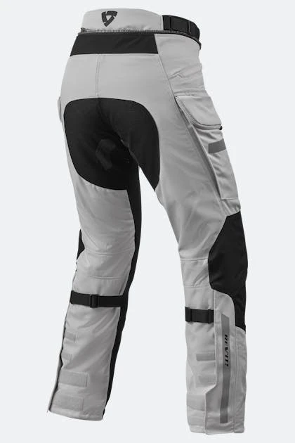 Pantaloni Moto Donna Rev'it! Sand 4 H2O Ladies Argento-Nero 2 Pantaloni Moto Donna Rev'it! Sand 4 H2O Ladies Argento-Nero - immagine 2