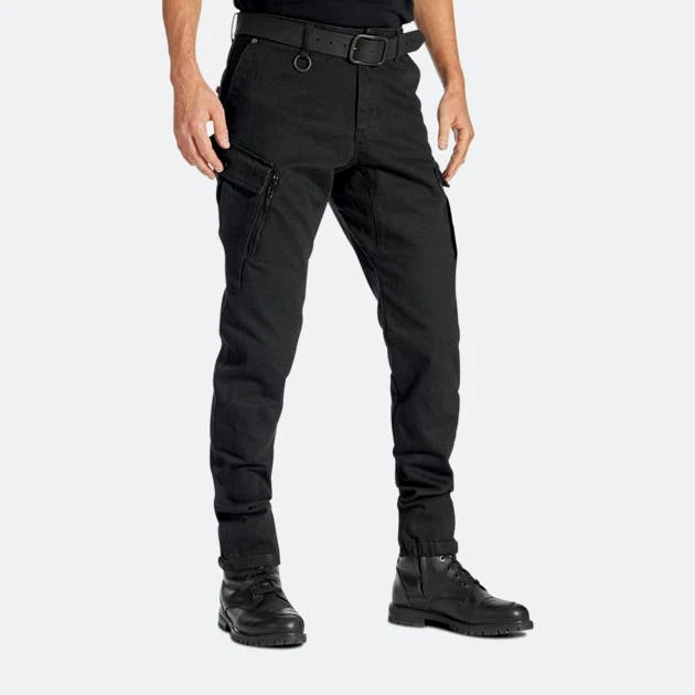 Jeans Moto Pando Moto Mark Kev 01 Neri 2 Jeans Moto Pando Moto Mark Kev 01 Neri - immagine 2