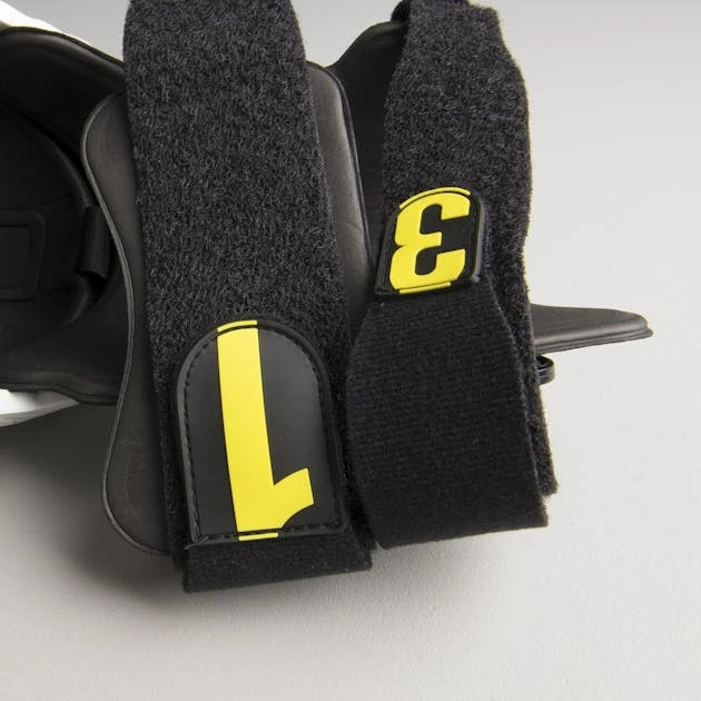 Ginocchiere Mobius X8 Bianco/Giallo 2 Ginocchiere Mobius X8 Bianco/Giallo - immagine 2