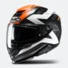 Casco Integrale HJC RPHA 71 Pinna Nero-Arancio