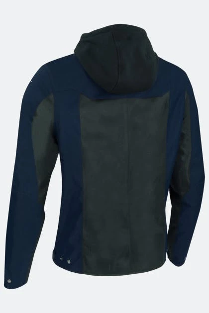 Felpa Moto Bering Spirit Nero-Blu 2 Felpa Moto Bering Spirit Nero-Blu - immagine 2