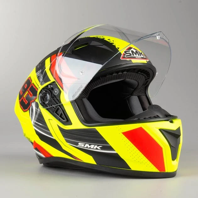Casco Integrale SMK Stellar Swank Giallo 2 Casco Integrale SMK Stellar Swank Giallo - immagine 2