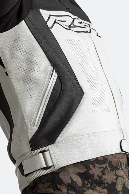 Giacca Moto RST TracTech Evo 4 Bianco-Nero 4 Giacca Moto RST TracTech Evo 4 Bianco-Nero - immagine 4
