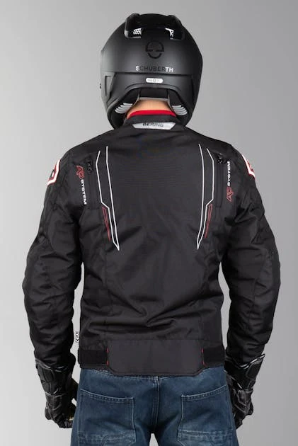 Giacca Moto Bering Guardian Nero-Bianco-Rosso 5 Giacca Moto Bering Guardian Nero-Bianco-Rosso - immagine 5
